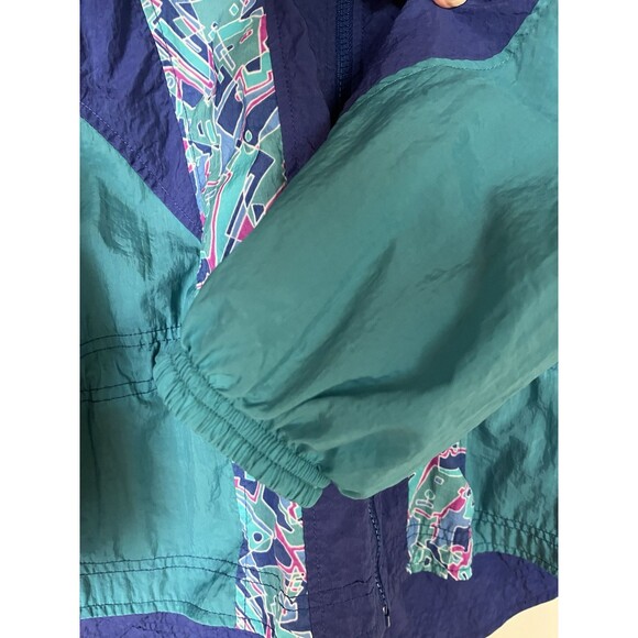 Nike Vintage 80's Jogger Leisure Track Windbreaker, Colorblock Women's SZ Medium - Picture 6 of 13
